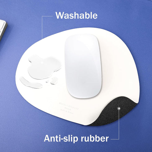 GREEDY FARMERS Non-Slip Waterproof Mouse Pad - Vanilla Cream