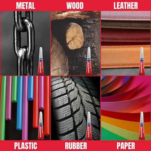 4 Gram x 8 Strong Super Glue All Purpose with Anticlog Cap, Fast & Strong Adhesive for DIY Crafts