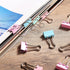 Mr. Pen Pastel Binder Clips, 50 Pack, 0.75 Inch Small Clips, Micro Binder Clips for Office