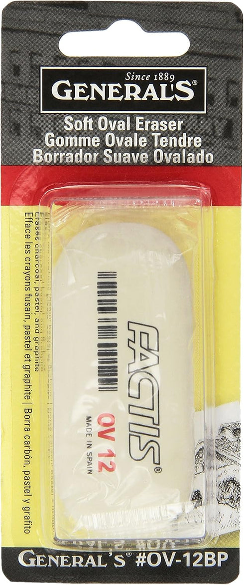 General Pencil Factis Soft Oval Eraser