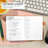 Clever Fox Password Book with Alphabetical Tabs, Internet Address Organizer Logbook, Small Pocket Keeper (Orange)
