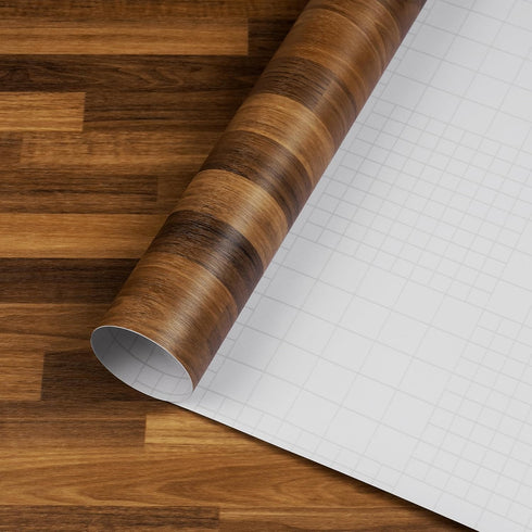 Wood Wallpaper Butcher Block Contact Paper - 17.7" 118" Self Adhesive Removable Brown Wood for Cabinets