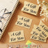 600 3.54 2.36 Inches(Brown) Yinder Pcs Gift Card Sleeves Thank You Key Card Holder Appreciation Mini Money Cash