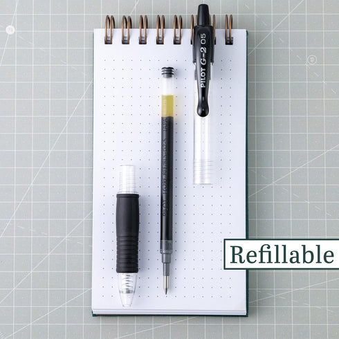 PILOT Pen G2 Gel Ink Refills For Rolling Ball Pens, Extra Fine Point, 0.5mm, Black Ink, 12-Pack by PILOT