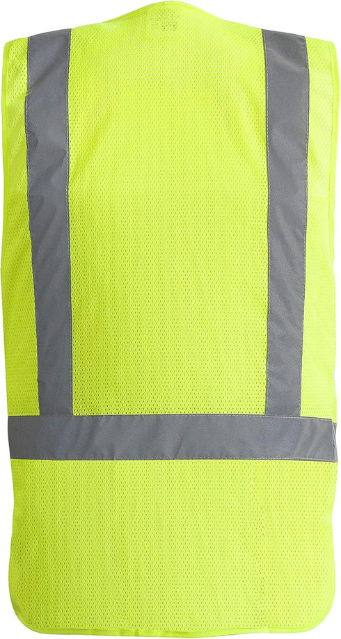 NYOrtho High Visibility Reflective Vest - ANSI/ISEA Class 2 - Sweat-Free Construction Vest - Universal Fit