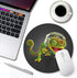Cute Personalized Mouse Pads, Funny Animal Chameleon Round Non-Slip Rubber Mouse Pad for Computers Laptop
