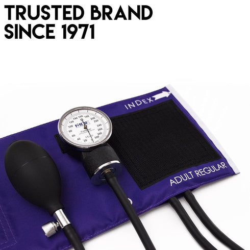 MDF Instruments Calibra Aneroid Premium Sphygmomanometer, Blood Pressure Monitor with Adult Cuff