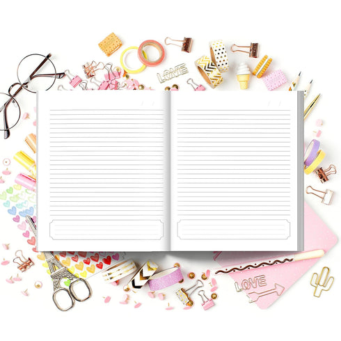 Throw Kindness Around Like Confetti: Navy Blue Notebook & Journal with Teal, Gold & White
