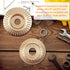 4PCS Wood Carving Disc Set for 4" or 4 1/2" Angle Grinder, Stump Tool Grinder Disc Wheel Attachments for Woodworking