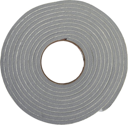 Frost King Vinyl Foam Tape, Closed Cell, 3/8" W, 1/4" Thick, 17' L, Grey