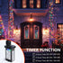 66FT 200 iBaycon Color Changing Christmas Lights, LED RGB Christmas String Lights Outdoor, Fairy Twinkle Tree Lights