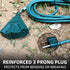 YOJOE 20 Foot Green Outdoor Extension Cord with 3 Power Outlets, 16/3 SJTW Waterproof for Yard Decorations