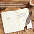 CAGIE Vintage Journal for Women, 320 Pages, Gold Edge Paper, A5 Hardcover, 5.7" x 8.3", Purple