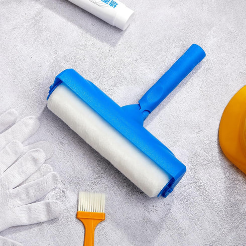 2 10 Inch Lasnten Pcs Ceiling Paint Roller with Shield Adjustable Head No Drip Kit Without Splatter for Walls