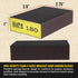 4-Sided Pack, 18, 36, 60, 80, 100, 120, 150, 180, 220, 320-3.9" 2.75" 1" Dura-Gold Hand Sanding Block Sponge Variety
