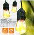 1W S14 Bulbs, 15-Pack Newhouse Lighting Outdoor Weatherproof LED Replacement String Light Standard Base
