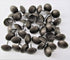 Premium Upholstery Tacks, 1-inch Diameter Nailhead Pins, Large Decorative Trim for Furniture (50, Dark Natural)