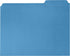 Blue Summit Supplies 200 Blue File Folders, Letter Size, 1/3 Cut Tab, Great for Organizing