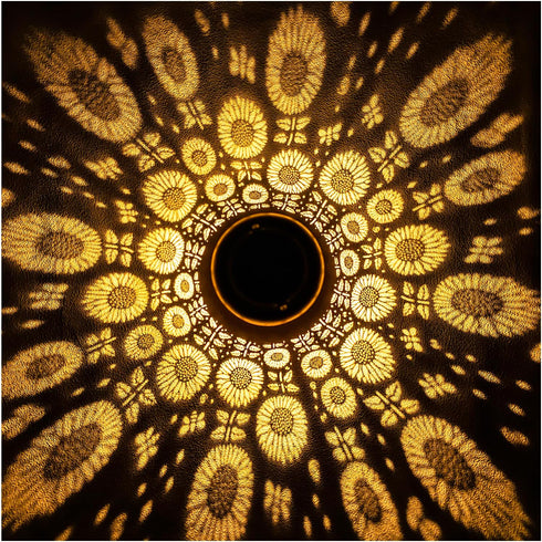 Sunflower Solar Lanterns Outdoor Waterproof Hanging Solar Lights Sunflower Gifts for Women/Men/Sunflower Lovers Gifts