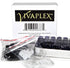 24 Cobalt Blue Glass Bottles, 2 ml (5/8 Dram) with Orifice Reducers and Black Caps