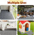 Wibeelee 14 36 48 Inches PCS Interlocking Outdoor Playhouse Mats X Waterproof Non-Slip Plastic Tiles, Playground