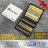 Amartisan Torx Bit Set, 24-Piece S2 Steel, Security Tamper Resistant Fastener Drive Bit, 1" & 2.3" Long T5 - T40