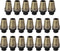 uxcell Cable Glands Strain Relief Cord Connector Grips Metal Bronze 20Pcs for