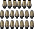 uxcell Cable Glands Strain Relief Cord Connector Grips Metal Bronze 20Pcs for