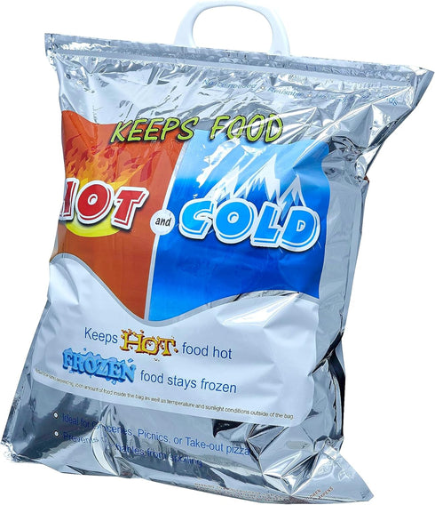 Superio Hot and Cold Insulated Bags for Food Delivery, Grocery Shopping Bags,