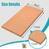 SUNGIFT Cork Bulletin Board 1/2" Thick 6 Pack Frameless Cork Tiles 17 x 8 Inch with 50 PCS Pushpins