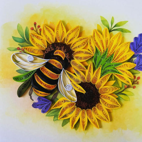Quilling Cards, handmade card, quilled cards with Dedicated Paper, quilling birthday cards for women or all occasions: