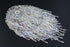 3 12.6 inches, Waneway Large Tiers Beads Pendant Shade, Ceiling Chandelier Lampshade with Acrylic Jewel Droplets