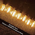 Hizashi 15 Pack S14 Replacement Light Bulbs, 2W=25 Watt Dimmable E26 Base, Amber 2200K, Outdoor String Lights
