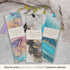 Christian Art Gifts Purple Marble Swirl Premium Scripture Bookmark with Strength and Dignity Proverbs 31:25 Bible
