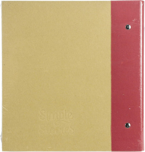 Simple Stories Sn@p! Binder, 6"X8", Red