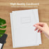JiaWei White File Folders, 12 Pack A4 Project Folders for Document Storage, 0.5×9×12.5 Inches