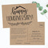 Hadley Designs 25 Kraft Happy Home Anniversary Realtor Cards, Blank Greeting House Postcards, Bulk Thank You Notes