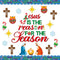 BeYumi 96Pcs Jesus is The Reason for The Season Cutouts for Christmas Nativity Bulletin Board Decoration Set