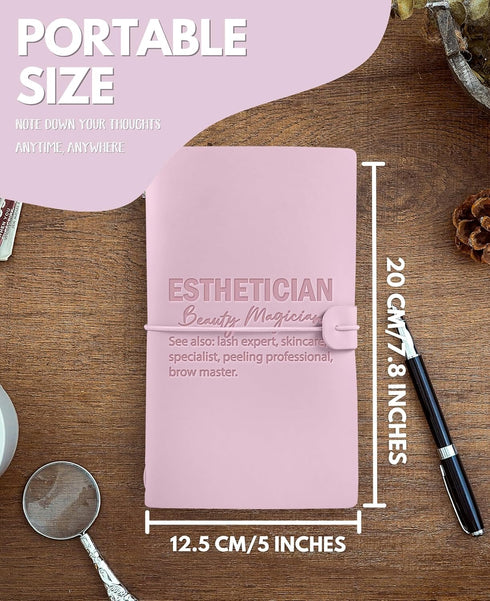 Set 7.8x5 Inches, InnoBeta Esthetician Gifts for Women, Journal Pen for Aestheticians on Birthday, Christmas, Unique
