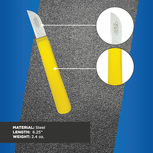 Miller CK6 Series Splice Knife, Heavy-Duty Electrician Knife with Sheath Holder, 6.25 Inches
