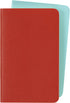 Moleskine Volant Journal - Soft Cover, XS (2.5" x 4") Ruled/Lined, Coral Orange/Aqua Blue, Set of 2