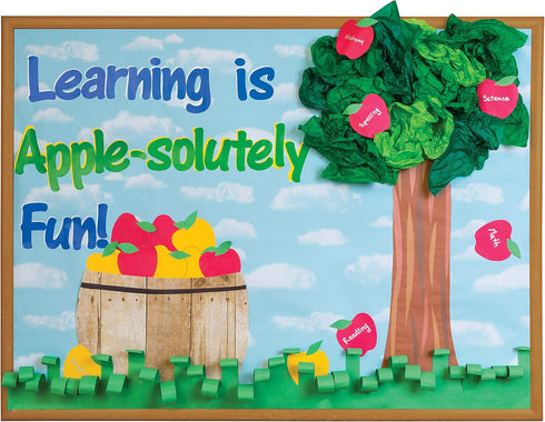 Fadeless Bulletin Board Paper, 48” x 12’, Fade-Resistant Nature Assortment, 4 Rolls for Classroom Decor