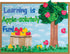 Fadeless Bulletin Board Paper, 48” x 12’, Fade-Resistant Nature Assortment, 4 Rolls for Classroom Decor