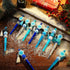 Jutom 12 Pcs Snowflake Christmas Beadable Pens Kits Include 50 Pcs Colorful Beads 12 Tassels 12 Pendants Assorted Focal Bead DIY Making Pens Set for Office School Kids Students Christmas Gift Bulk by Jutom