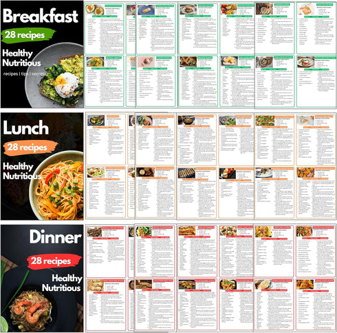 Auroscent Diabetic Meal Planner for Type 2 Diabetes 4-Week Low Carb Low Sugar