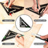 Beslands 7 inch Rafter Square with Level, Aluminum Triangle Ruler, Woodworking Layout Tool