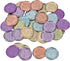 Fun Express 1 1/2" Bulk 144 Pc. Multicolored Motivational Kindness Coins, Great for Classroom Activities