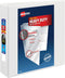 Avery Heavy-Duty View Binder (79832) - 2" Rings, Color (White, Orchid, Red, Black, Mint), 1 Binder