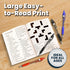 Variety Savings 12-Pack 1000+ Pack 8x10 Large WordSearch Puzzle Books for Adults, Aging Seniors Brain Stimulation Giant