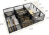 BLU MONACO Desk Drawer Organizer Tray, Up to 12 Adjustable Compartments with 9 Removable Dividers, Black Metal Mesh